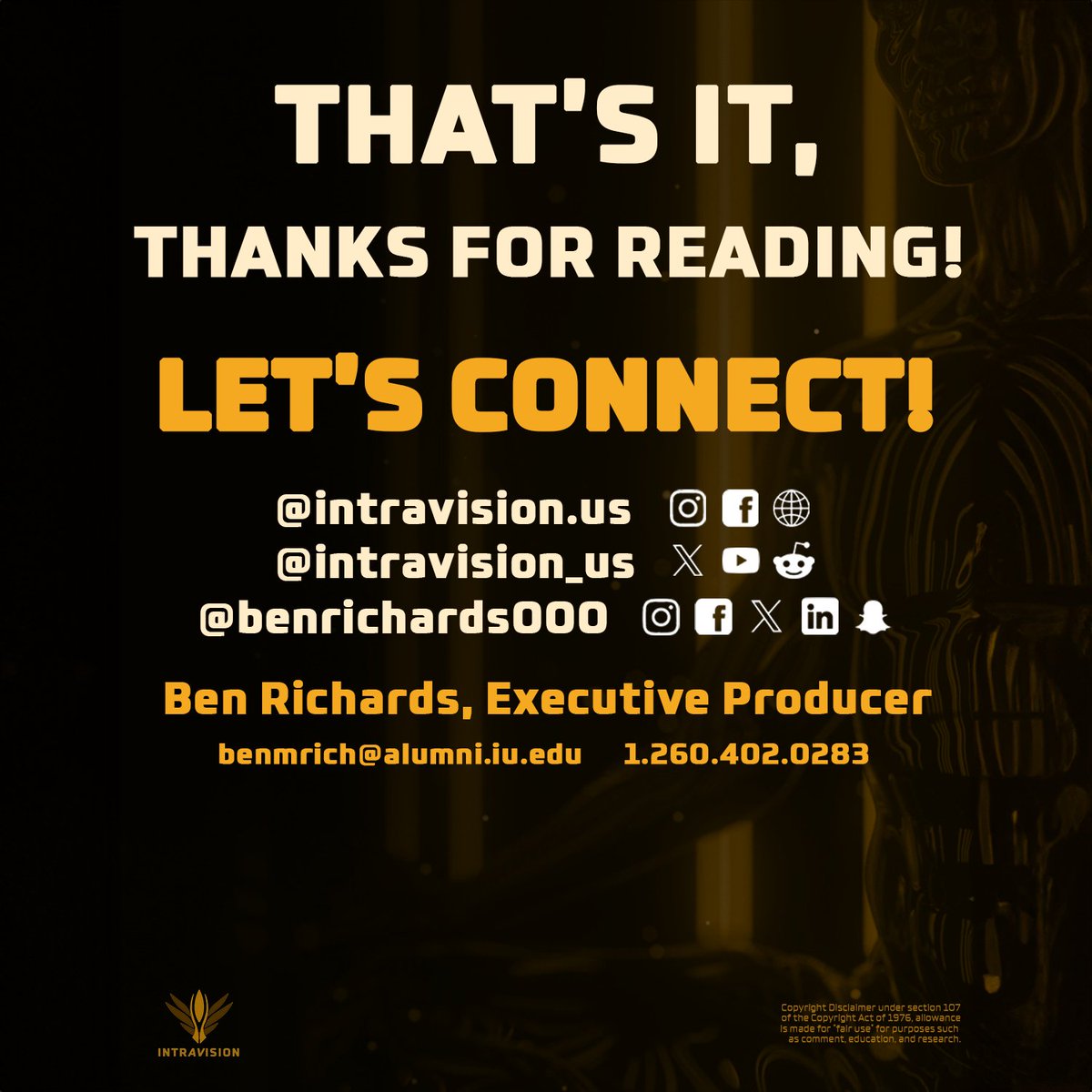 intravision_us's tweet photo. Pleased to meet you!
π Jump to the post for more
π² DM me β¬οΈ
@benrichards000
#IndependentMedia #IndieFilm #MidwestFilm #indianafilm #AI #AIart #setlife #FilmIndy #filmindustry #filmproduction #filmindustry #mediainnovation #filmtech #web3 #filmmaking #intravision #AIinfilm https://t.co/EQv1rsAm1L