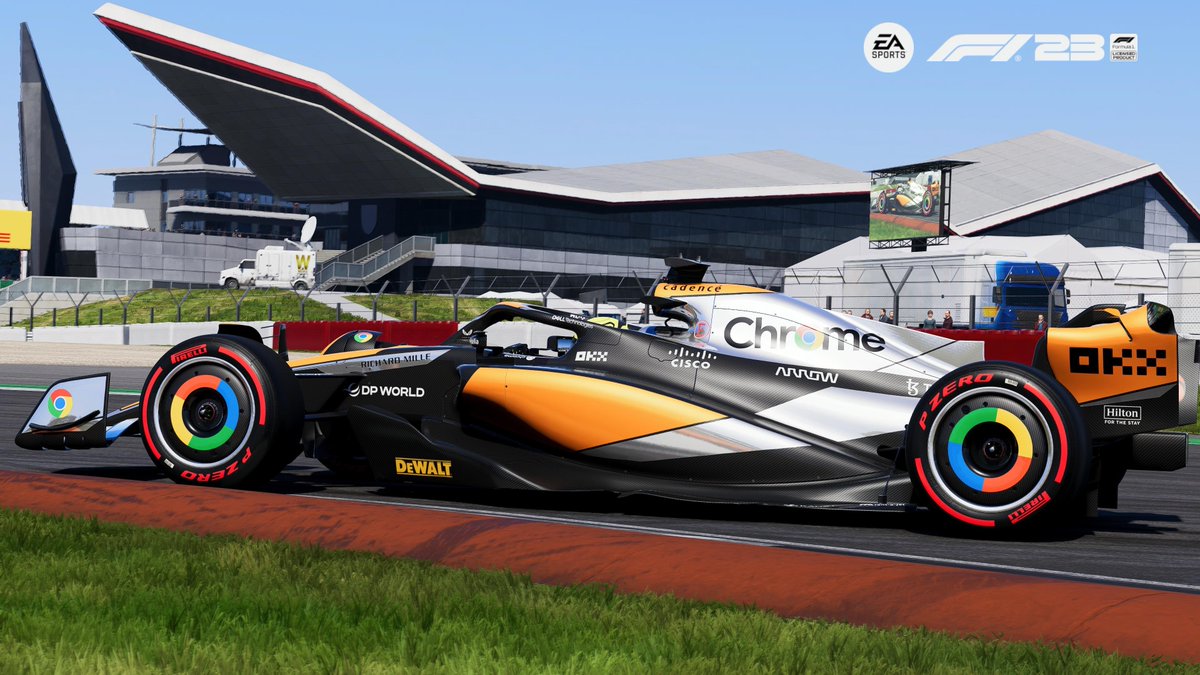 MCLF1SimRacing's tweet photo. Have you unlocked the Chrome Livery on #F123 #ProChallenge yet? 🤔

Don’t forget you also have a second chance to unlock the Triple Crown Livery for anyone who missed it the first time around! 🙌 https://t.co/6q1t33jHy5