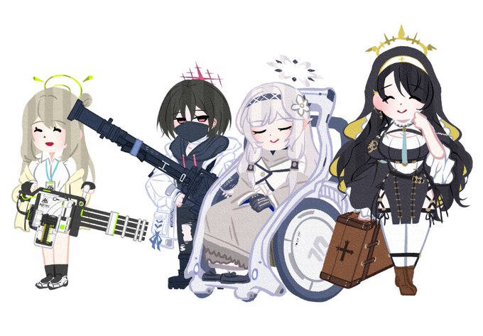 キヴォトス最難関四天王を連れて来たヨ 