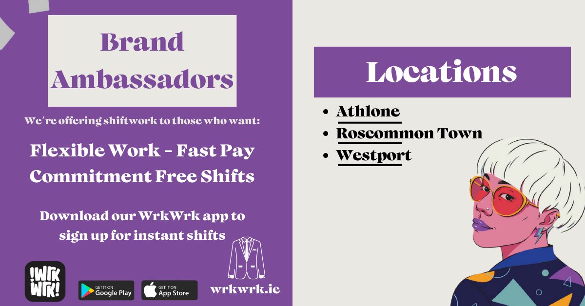 WrkWrk_shifts's tweet image. Brand Ambassadors!

We have the shifts you&apos;re looking for

Download our WrkWrk App today and snatch them before they&apos;re gone!

#wrkwrk #hiring #tempwork #eventstaff #newyearnewme