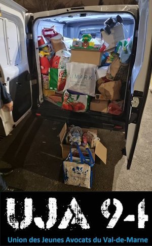 UJA 94 : la solidarité au cœur ! Mobilisation de l’@UJA94 et de sa Présidente, Eva  BERGAMASCHI, pour offrir aux enfants des familles les plus démunie du département  jeux, jouets,... et faire que pour eux aussi Noël soit  une fête avocats-valdemarne.com/le-barreau/der…