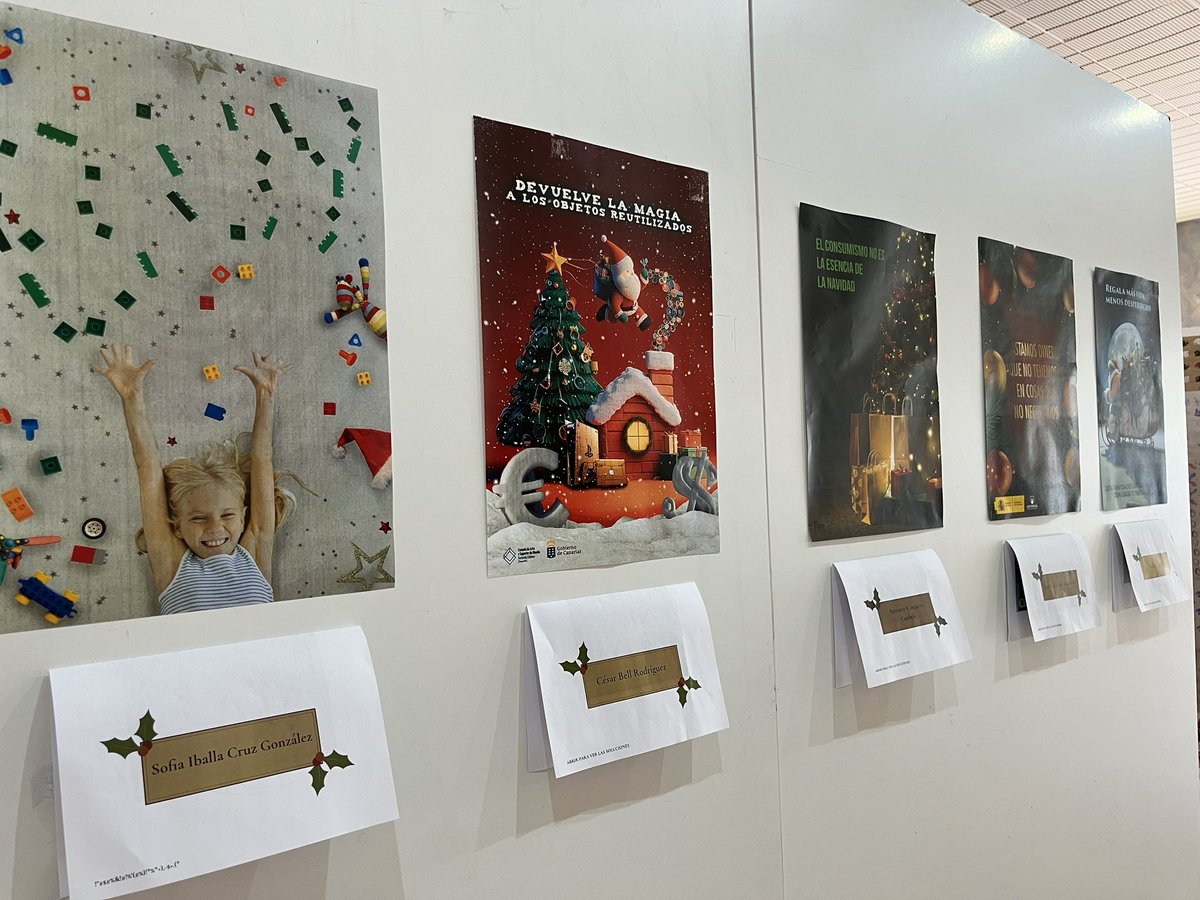 easd_tfe's tweet photo. Qué bonito y navideño quedó nuestro hall este año. 

Se acerca el momento de decirle adiós a estas fiestas y prepararnos para un 2024 de nuevos aprendizajes. 

🫶 ¡A por ello! https://t.co/LSAd1HD52s
