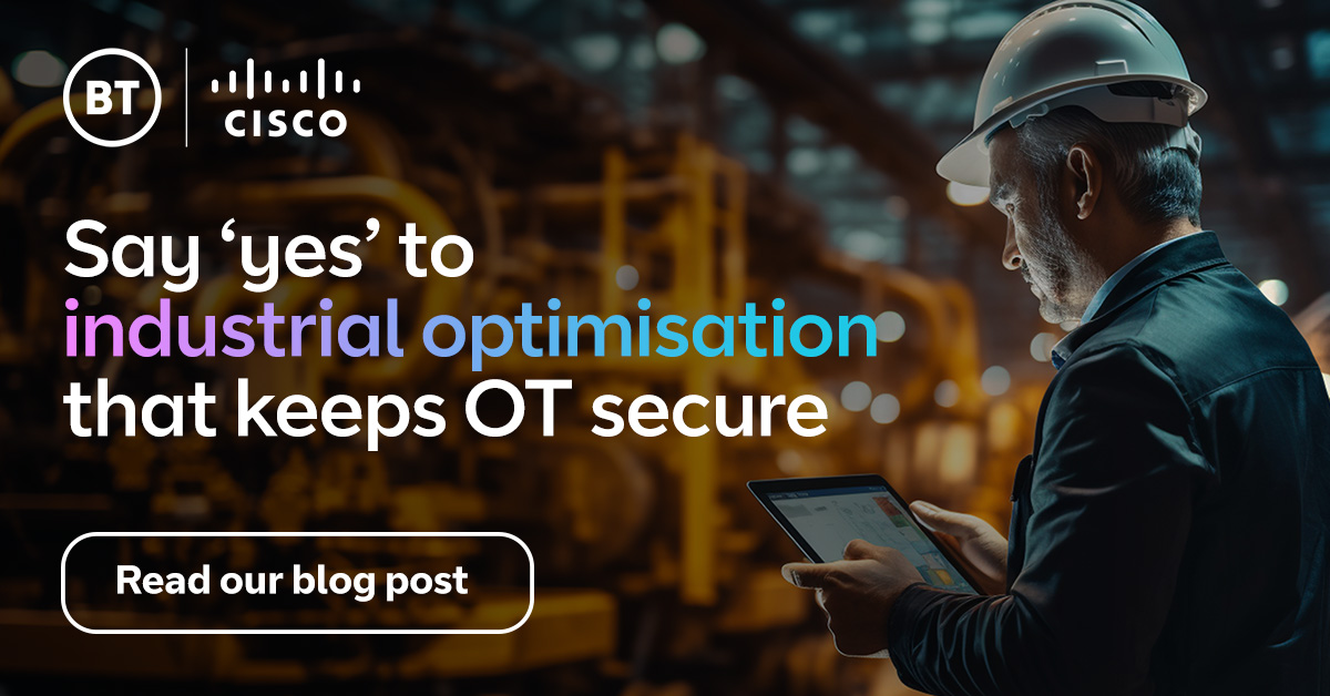 What do you do when connecting OT and IT can bring significant #CyberSecurity risks, but failing to optimise industrial operations can seriously hold back your competitive advantage? Read our blog post to solve the dilemma: bit.ly/48i6GAE