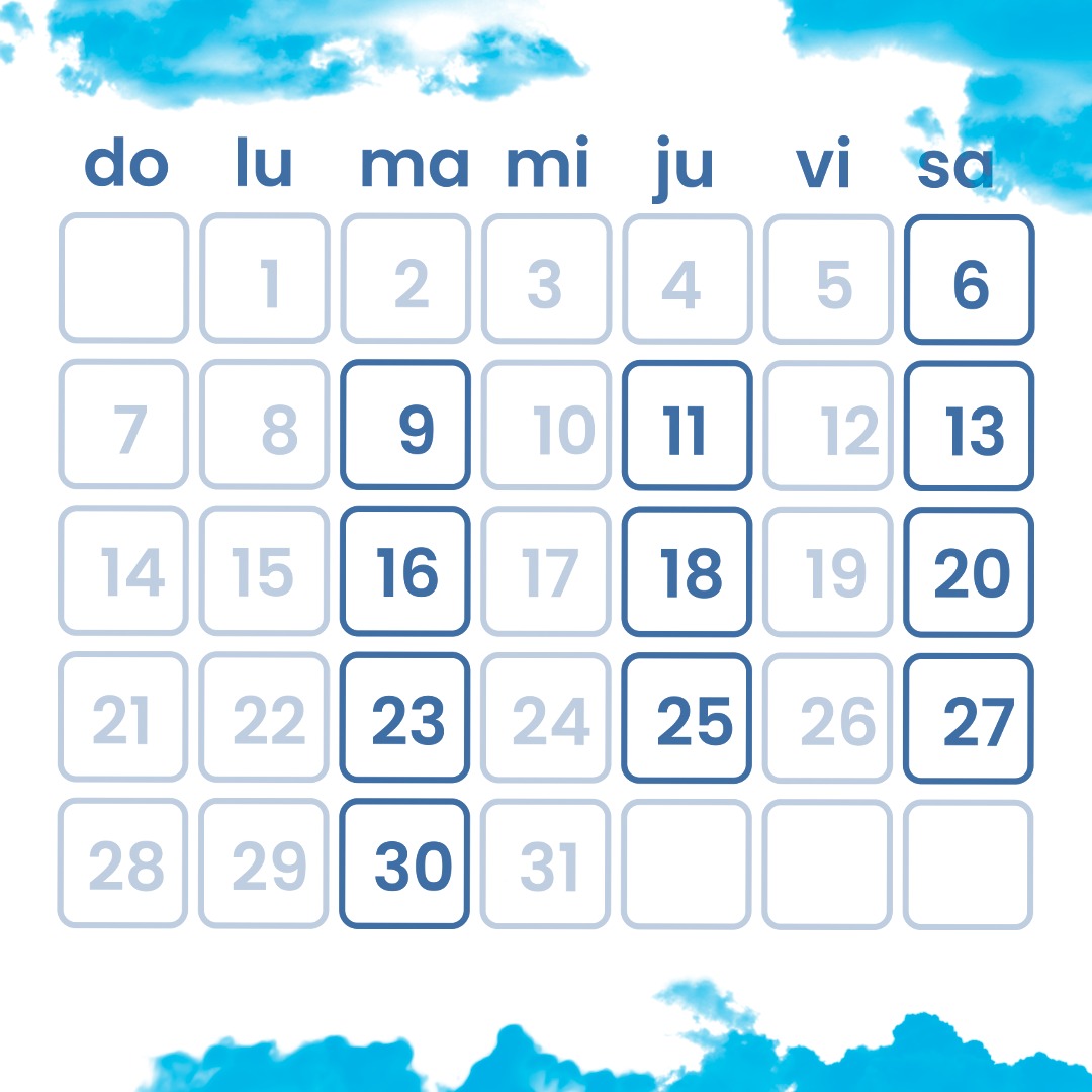 trenalasnubesok's tweet photo. Expectantes, motivados y muy felices, ¡nos volvemos a poner en movimiento!

El 6 es la primera salida y estas son todas las que tenemos programadas para vos en enero

#Salta #AltoDestino #Turismo #SaltaTanLindaQueEnamora #TanLindaQueEnamora #VoyASalta https://t.co/yBaGVAqxDh