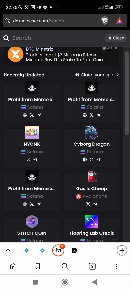 Nyonkmmunity's tweet photo. We just hit Top10 Trending tokens on Dexscreener! 
Also, our information on Dexscreener has been updated.

What does this tell you? 

#Nyonk #Solana #MemeToken https://t.co/jYuuePviPv