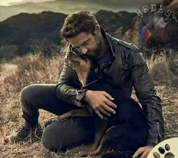 RefugiOceaniCAN's tweet photo. Él es Gerard Butler, un actor que podría comprar cualquier raza, sin embargo Adopto y dijo: "Estoy agradecido por esta perrita que llegó a mi vida. Ella no tenía hogar y la conocí mientras filmaba una película en Bulgaria. Me ha robado el corazón". 😍

Reflexiona: Si él y otros famosos adoptan sin discriminar, por qué tú exiges o pides uno de raza??? Un perro de raza No da status y si compras, únicamente dejas en claro que perteneces a la industria cruel de reproducción de cachorros que lucra con las vidas.

Así cómo trates a los animalitos, así te tratará la vida... 🙏🏼💜🐶🐾

🐾 No abandones, adopta y ESTERILIZA🙏🏼💜🐶🐾

#soytutorresponsable
#AdoptaUnOceanican #Oceanican #RefugiOceanican #perros  #love #gratitude #dogs #cdmx #truelove #amoayudaralosperros #adopta #rescata #padrinosmágicos #amoayudar