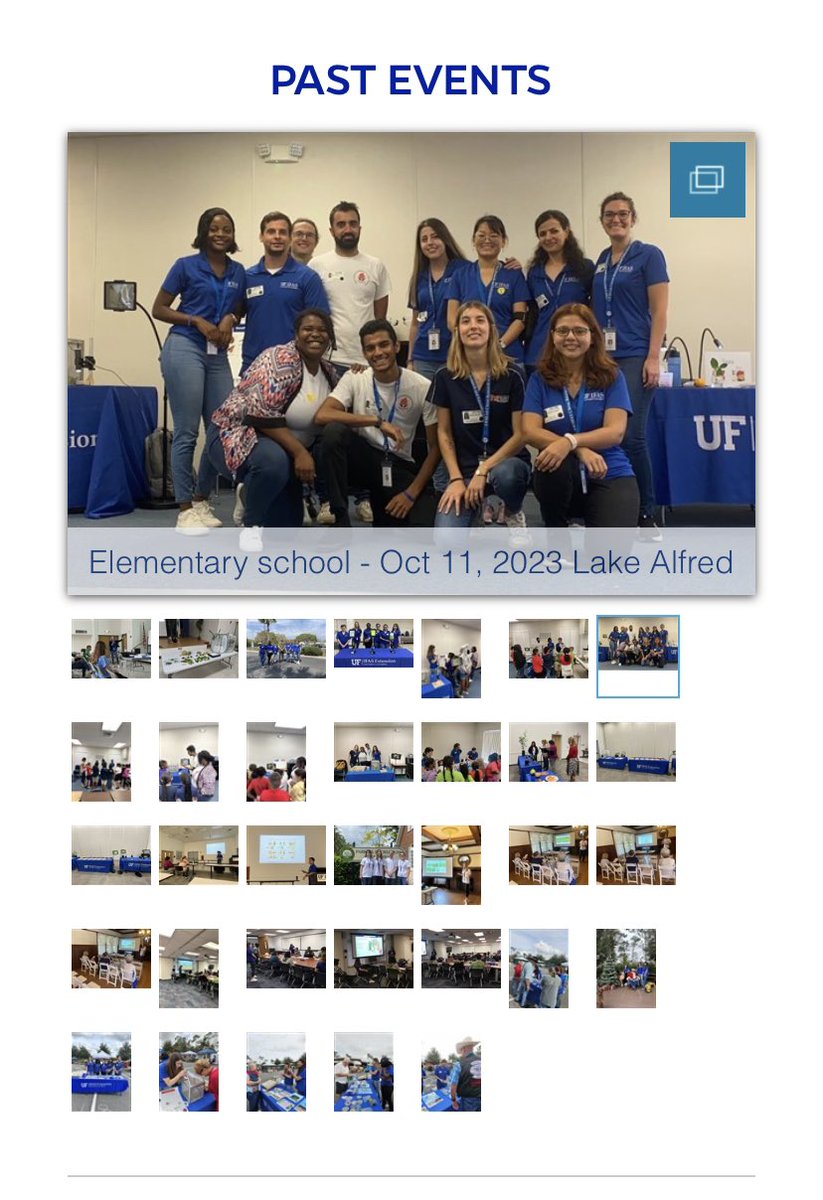 The CEEPS is happy to announce that we now have a webpage where you can find our past and future outreach events as well as information about our officers ! Go check it out at  crec.ifas.ufl.edu/teaching/ceeps/
<a href="/UFIFASCitrusREC/">UF/IFAS Citrus REC</a> 🍊🍋