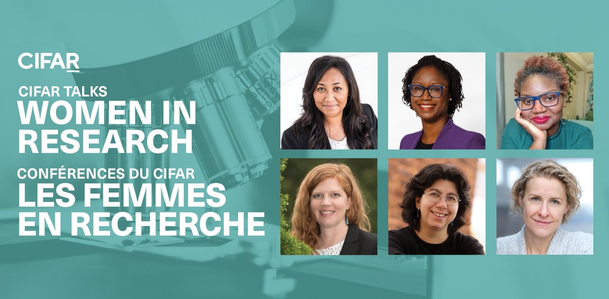 CIFAR_News's tweet photo. In celebration of #InternationalWomensDay, #CIFARtalks brings together a dynamic virtual panel to uncover the roadblocks that still exist for women in research, and the work being done to overcome them. Join us on Feb 28 @ 12 pm EST: https://t.co/QiBUkRKUwt
#IWD2024 https://t.co/Fc2ngCY2kF