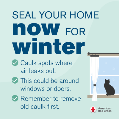 ⛑️ 🏠 Winter is officially here which means the cold weather is here to stay! Keep your home warm by following there tips. #redcrossreadyaz #arizona