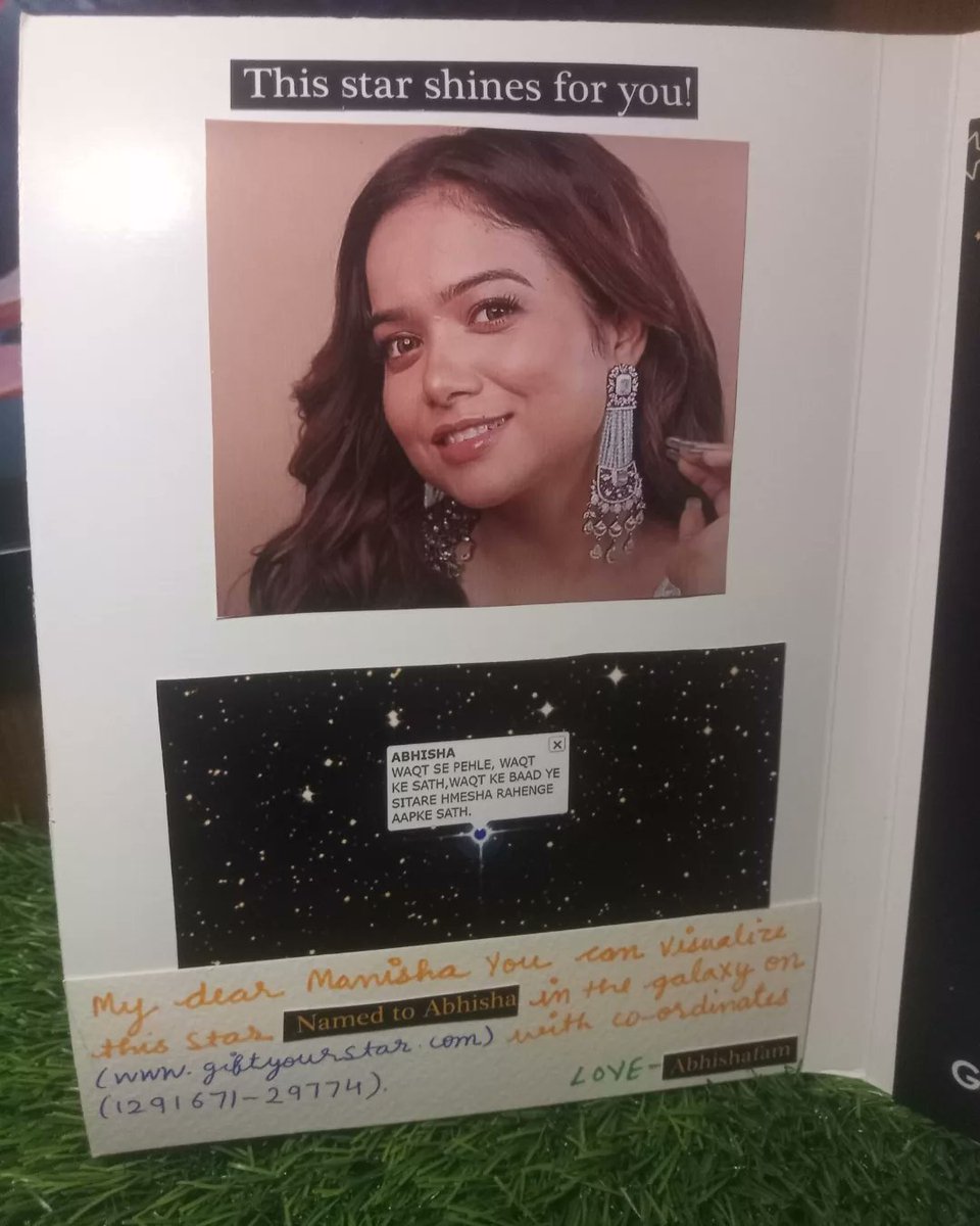 ABHIGANGG's tweet image. Waqt se pehle ,Waqt ke sath,waqt ke baad, Hmesha ye SITARE RAHEGE APKE SATH ❤️
#AbhishekhMalhan #Abhisha #ManishaRani #AbhishaFam