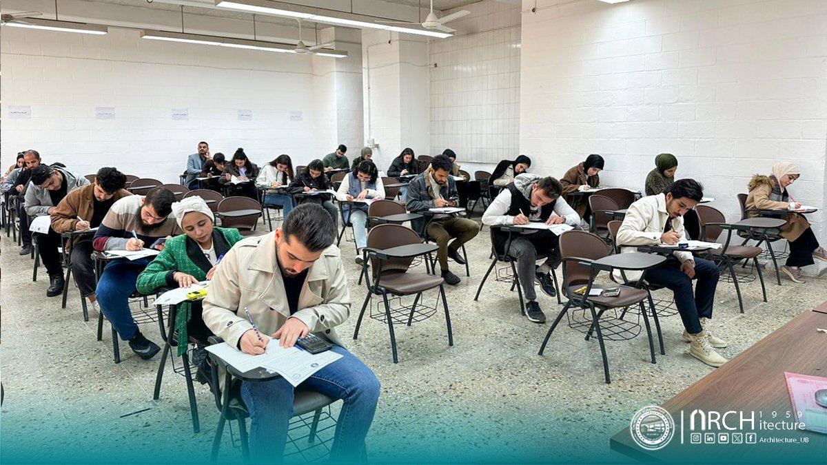 Architecture_Ub's tweet photo. #First_Semester_Exams
#Day_Three
#Fifth_Stage #Second_Stage
#Guessing #Logic
A glimpse of our dear students' performance in the fifth and second stages during the third day of the first semester exams.
#Department_Media_Team https://t.co/spAnQBGWHR