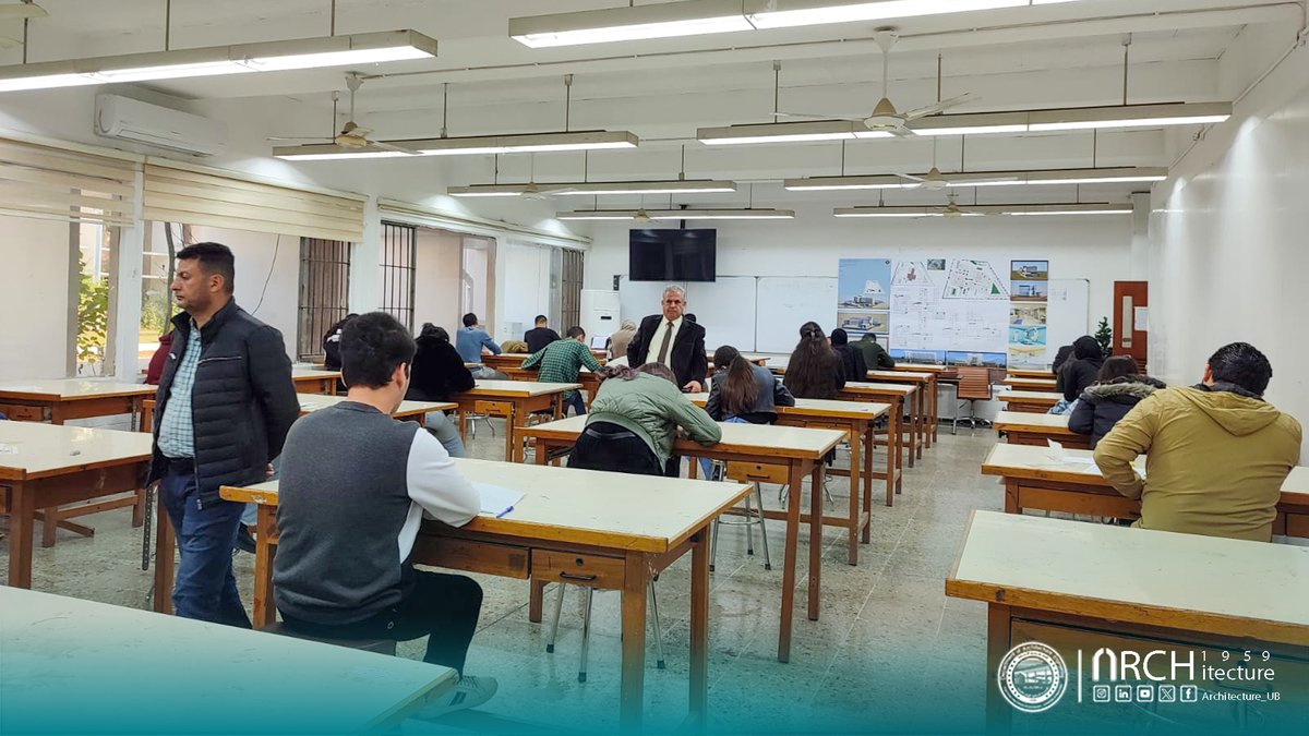 Architecture_Ub's tweet photo. #First_Semester_Exams
#Day_Three
#Fifth_Stage #Second_Stage
#Guessing #Logic
A glimpse of our dear students' performance in the fifth and second stages during the third day of the first semester exams.
#Department_Media_Team https://t.co/spAnQBGWHR