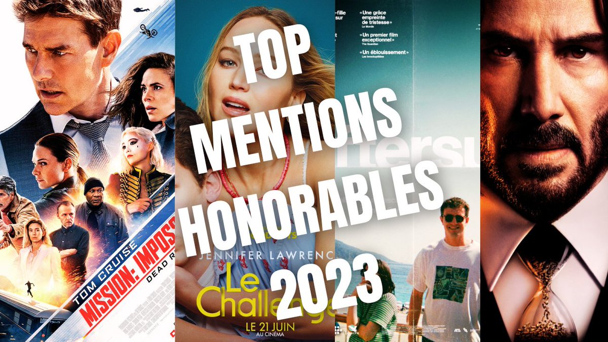 #TopFilms2023
▶️youtu.be/4u_ZfI2UXwM
🤜2023 s'achéve et comme le veut la tradition on fait un premier ciné sur les films honorables qui ont bercé mon année la tête dans le 9e art. 
😘La team, je vous love.