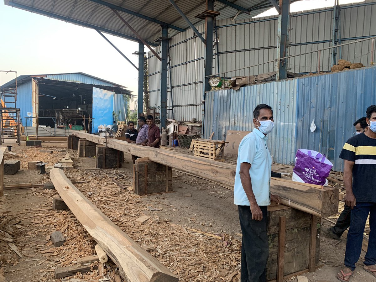Hodiinnovations's tweet photo. 🚢 Keel Joining Complete on #AncientStitchedShip!

🛠 Scarf join method unites keel pieces, melding strength &amp; tradition.

🌊 Up next: Attaching Meel pieces (Stem and Stern)  to the keel. Stay Tuned!

@indiannavy @MinOfCultureGoI @sanjeevsanyal https://t.co/6juLC8LJka