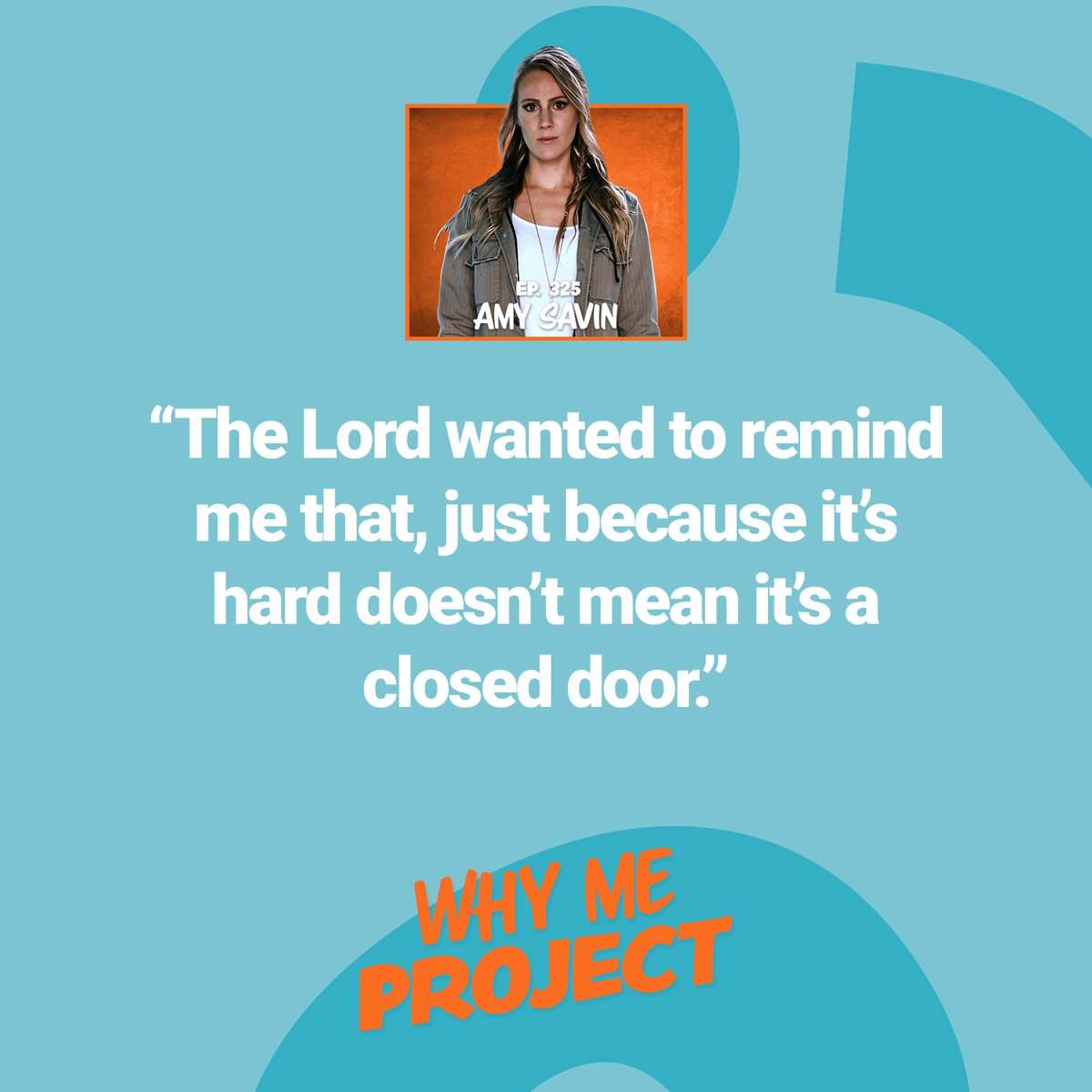 🎉This week welcomes long-time friend and incredible singer/songwriter <a href="/AmySavin/">ΛMYSΛVIN</a> to the show!❤️🎉

She shares with Hollie and Johnny about music, personal growth, and the devastation of human trafficking.

🎧: omny.fm/shows/why-me-p…