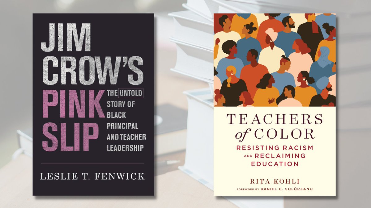 JIM CROW'S PINK SLIP by @ltfenwick and TEACHERS OF COLOR by @kohli_rita won awards this past year! Learn more about these titles and highlights from 2023 in our year-in-review retrospective: bit.ly/48Ag1U2