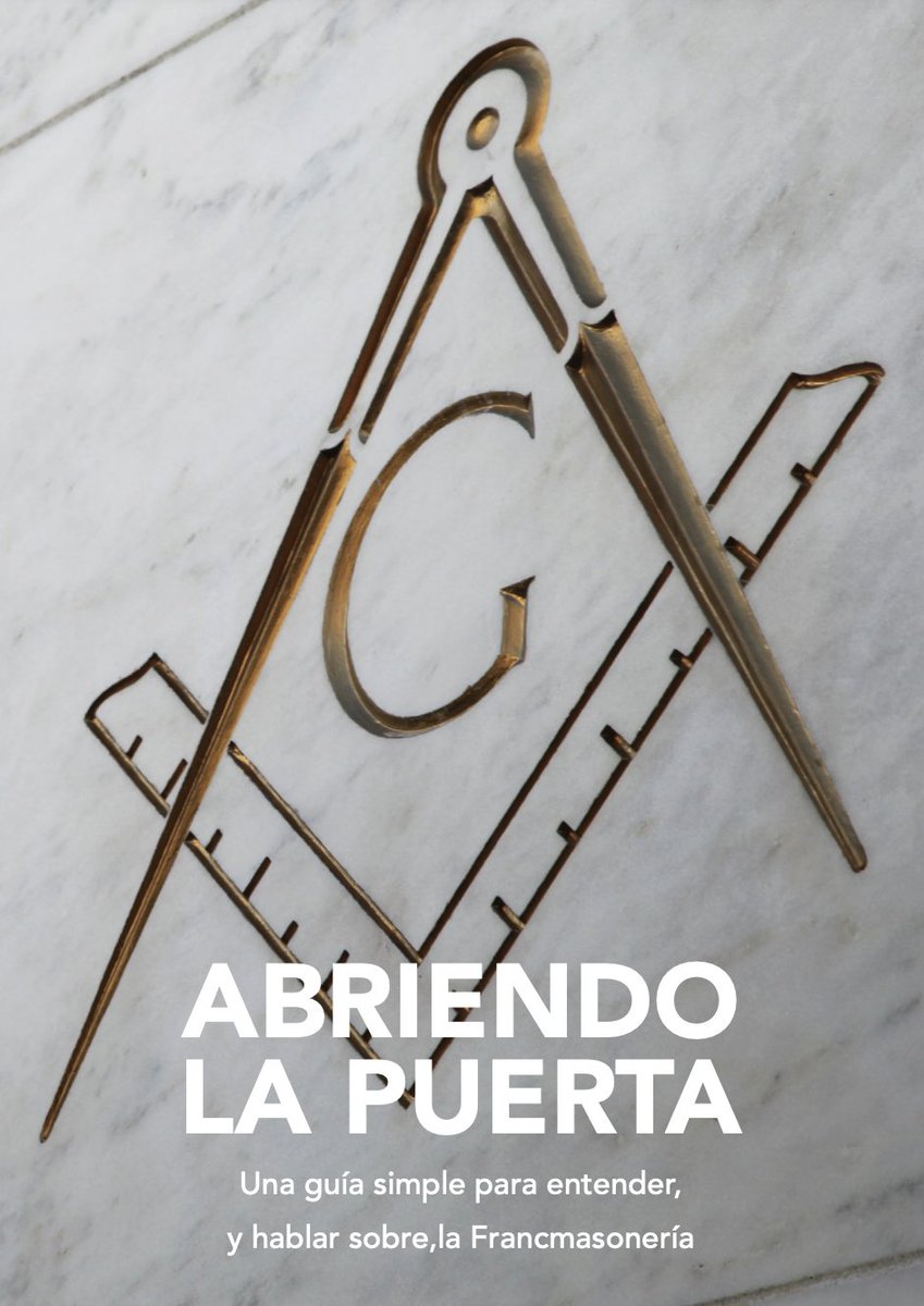 MasonsofCA's tweet photo. What is #Freemasonry? In our ongoing efforts to raise awareness of the Craft, our simple guide to Freemasonry, Opening the Door, is now available in English, Spanish, and French to download, and share with prospects.

Read more: https://t.co/SVmxbt2sWm

#MasonsofCA https://t.co/6nLPO8O1qt