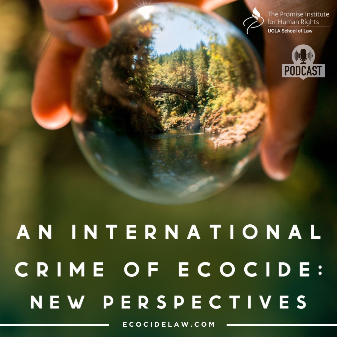 🚀‘An International Crime of Ecocide: New Perspectives’ @UCLA_Law Symposium 2023 14 brand new #ecocidelaw papers, inc' case studies on: - The Amazon - Wildlife Crime - Bauxite Mining in Jamaica Dont miss the accompanying podcast series: ecocidelaw.com/symposium/ #StopEcocide