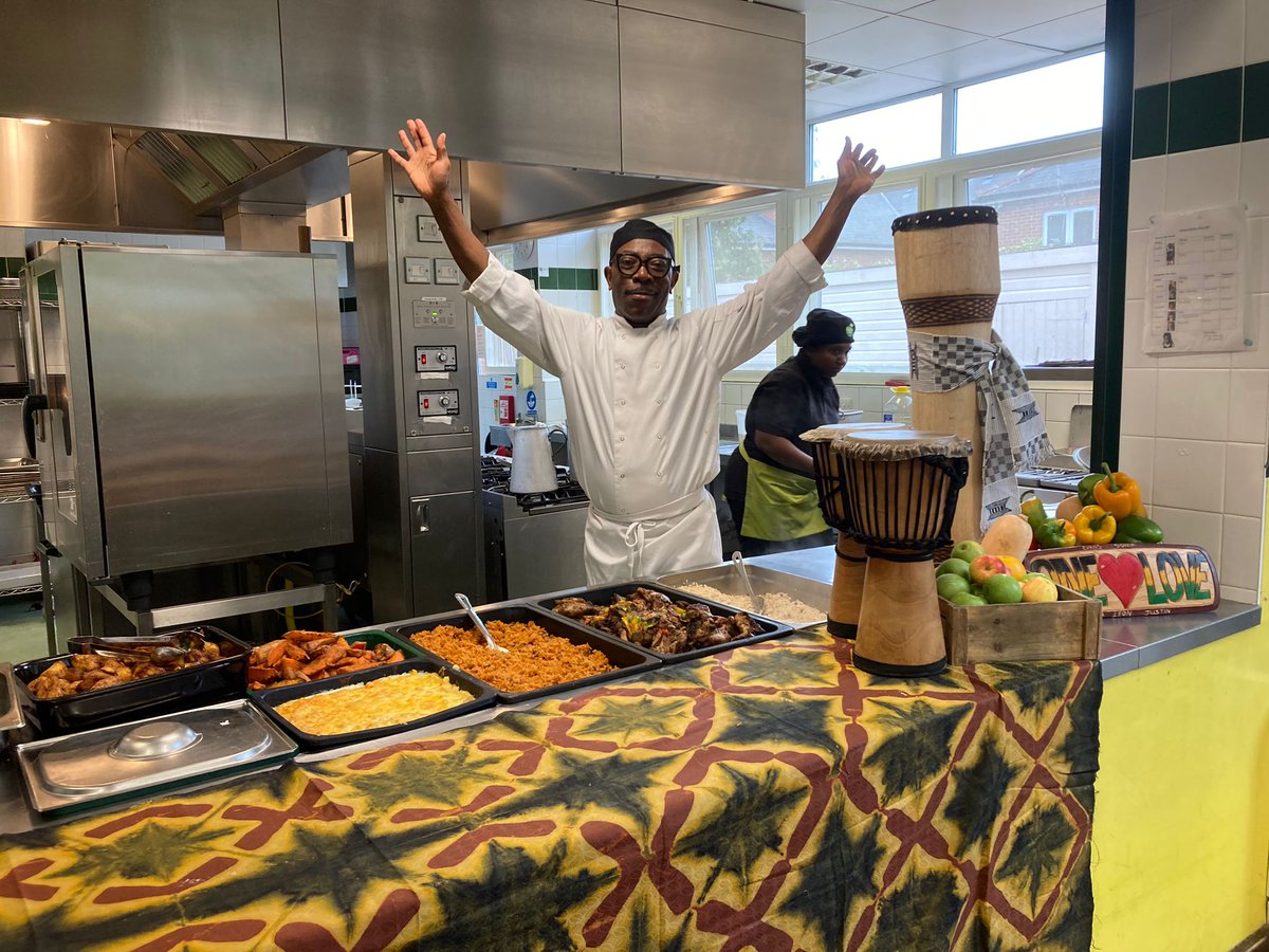 Chef Emmanuel and his team prepared some wonderful special dishes to celebrate our Black History Month activities