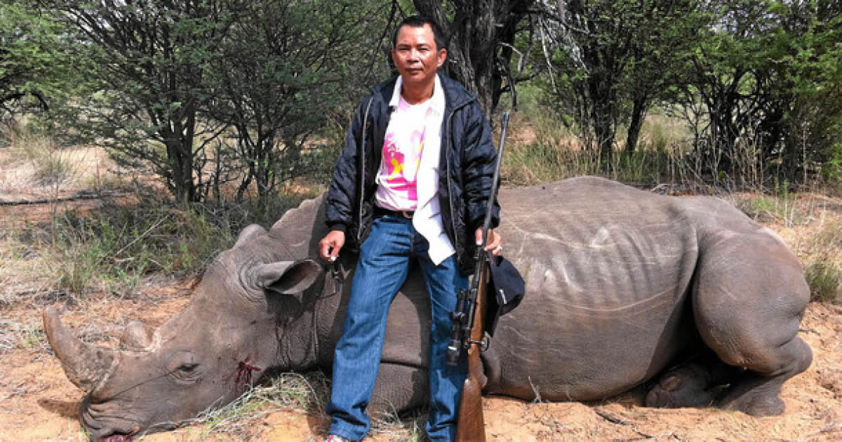 EIA_News's tweet photo. How #rhino poacher hired sex workers to dupe authorities - and the hunt for the 'Pablo Escobar of wildlife trafficking'

https://t.co/QuSDANXS9P

#illegalwildlifetrade https://t.co/5RYWv78qMM