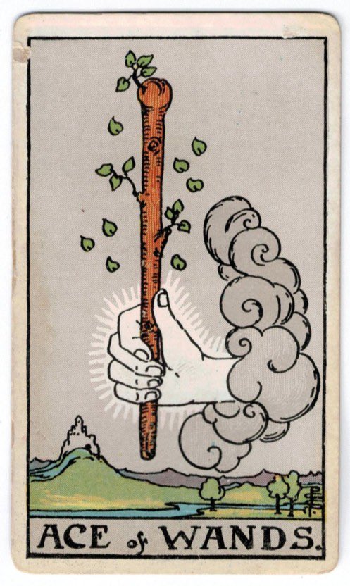 Huisfan_cake's tweet photo. ACD OF WANDS 라는 카드인데 
의미가 새로운 시작, 새로운 삶의 단계래…
콤플렉스를 버리고 새로운 나를 찾는 
앨범 의미랑 똑같아…🧎‍♀️ https://t.co/wfPXVux2A2