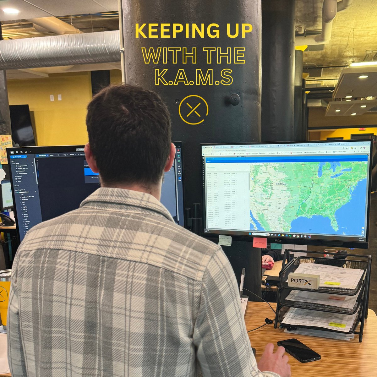 PortXLogistics's tweet image. Join us weekly for an exclusive look inside our operations!

We&apos;re hoping this will serve as a behind the scenes look into how we&apos;re striving to serve you better than ever this year 🙌

#LogisticsOperations #LogisticsTeam #IndustryNews #KeyAccountManager #LogisticsExperts #Trucks