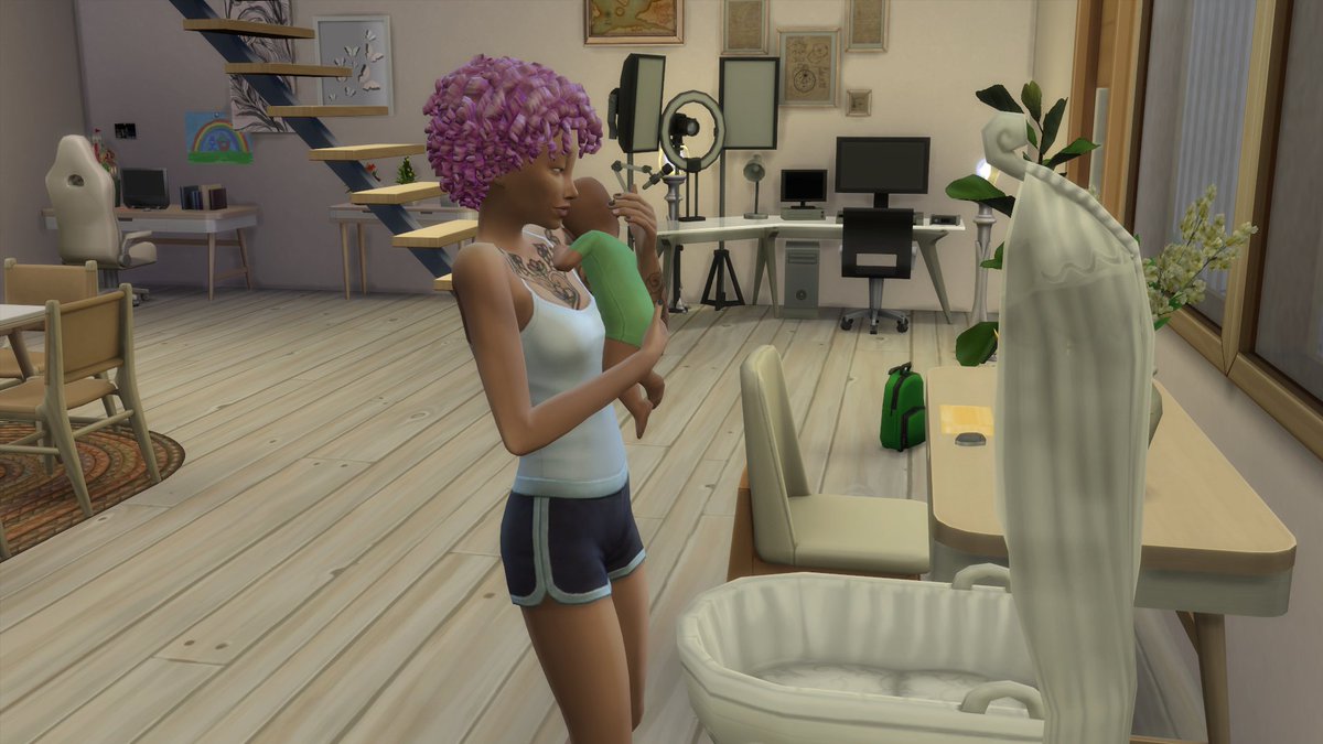 FSimsjunkie's tweet photo. Little Darren Dreamer is here! #Sims4 https://t.co/KlmpM7uUTK