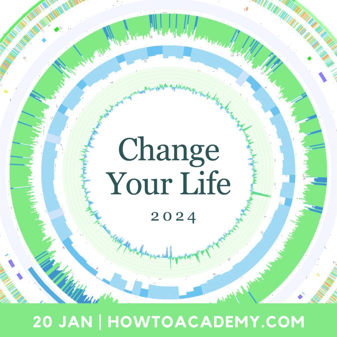 I’m delighted to be speaking at the @howtoacademy Change your Life festival in London on 20th January where I’ll be joining @Rubywax @timspector and others! howtoacademy.com/events/how-to-…