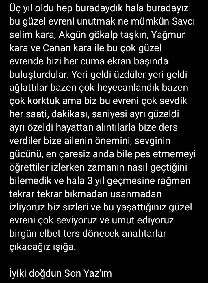 sonyazetkinlik's tweet photo. biz "Hep" buradayız.

SonYaz ÜçYaşında https://t.co/IBDY1Qo9w3