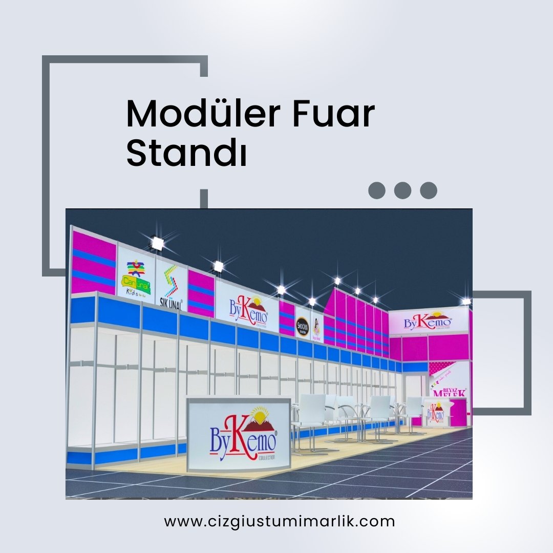 By Kemo - Modüler Fuar Stand Çalışması...
cizgiustumimarlik.com

#fuar #fuarstandı #modülerfuarstandı #octonormstand #stand #kiralıkfuarstandı #tasarım #içmimarlık