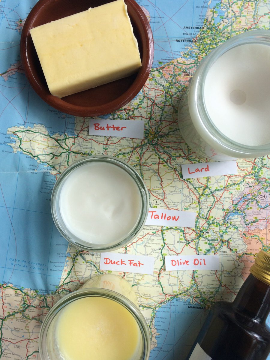 French have highest per capita consumption of butter -  18 pounds per person a year - but about 1/3rd the heart disease of the US and UK. While the French continue to eat traditional fats, including lard, US health authorities recommend new-fangled margarine &amp; veg seed oils.