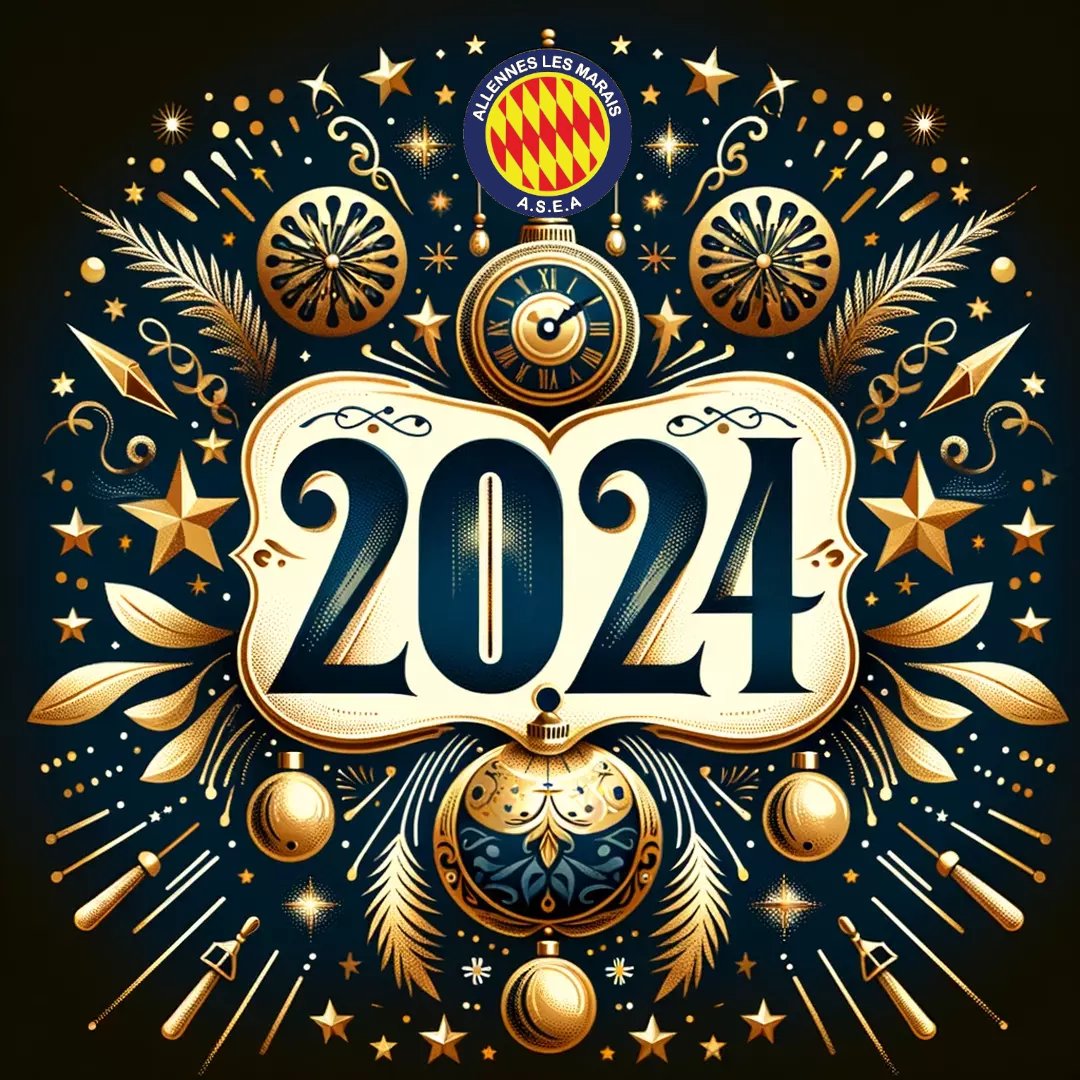 ASEAllennes's tweet photo. 🎉 Les Séniors de l'ASEA souhaite une bonne année à tous les passionnés de #football !

⚽️ De notre côté, la reprise du championnat est prévue pour le dimanche 28 janvier pour une rencontre face au leader de la poule A de #D5. https://t.co/PEneTBTWLA