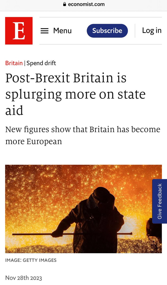 AlexanderPHRose's tweet photo. Kwasi Kwarteng led on the design of the Subsidy Control Act 2022

His claims there would “be no return to 1970s approach of ministers trying to run the economy or bailing out unsustainable companies” are contradicted by higher levels of state aid, seemingly for no greater return. https://t.co/8RFJBhvtNx