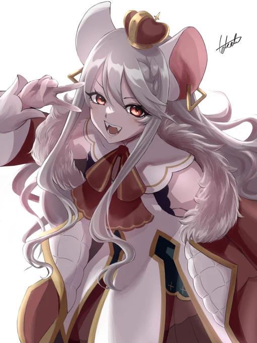 描け麻雀負けたのでフォロワーのオリキャラを描きました