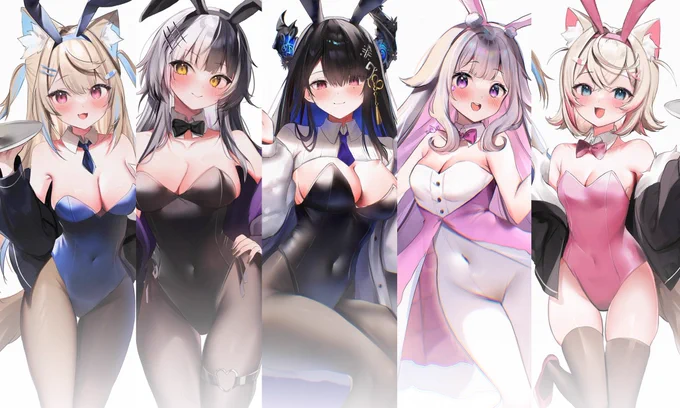 My HoloAdvent bunnies Myth coming soon …! 