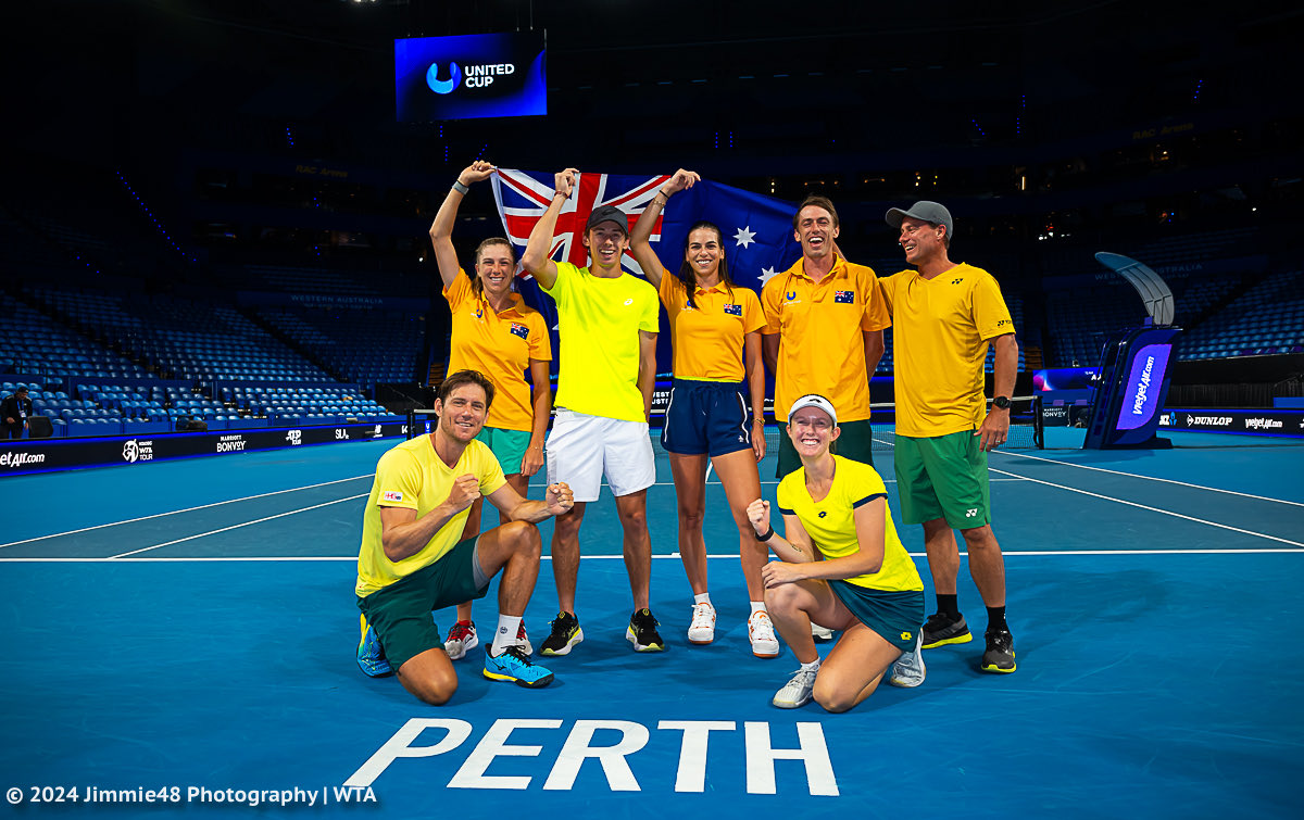 Aussie Aussie Aussie, Oi Oi Oi! Team Australia sweeps past Serbia to clinch the final United Cup semi-final spot.