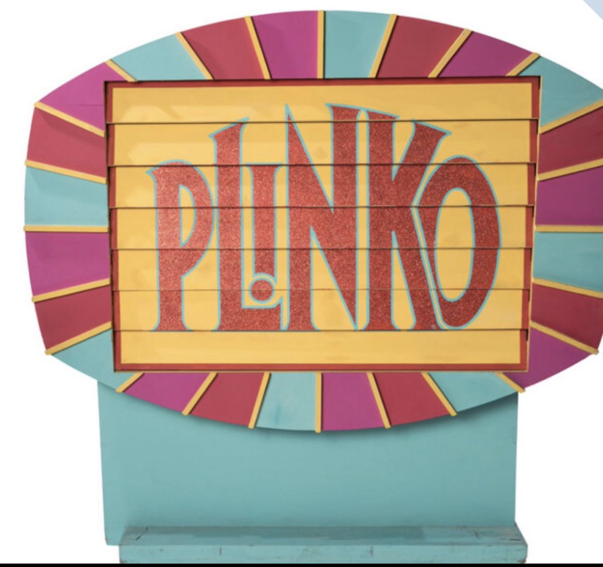 A later version of the Plinko board sold for $21K this year.