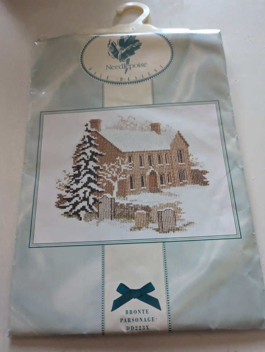 gracehpeacock's tweet photo. New year, new hobby: 101 ways to mess up needlework or remodel #BronteParsonage into a bungalow. https://t.co/417LYVGrWN