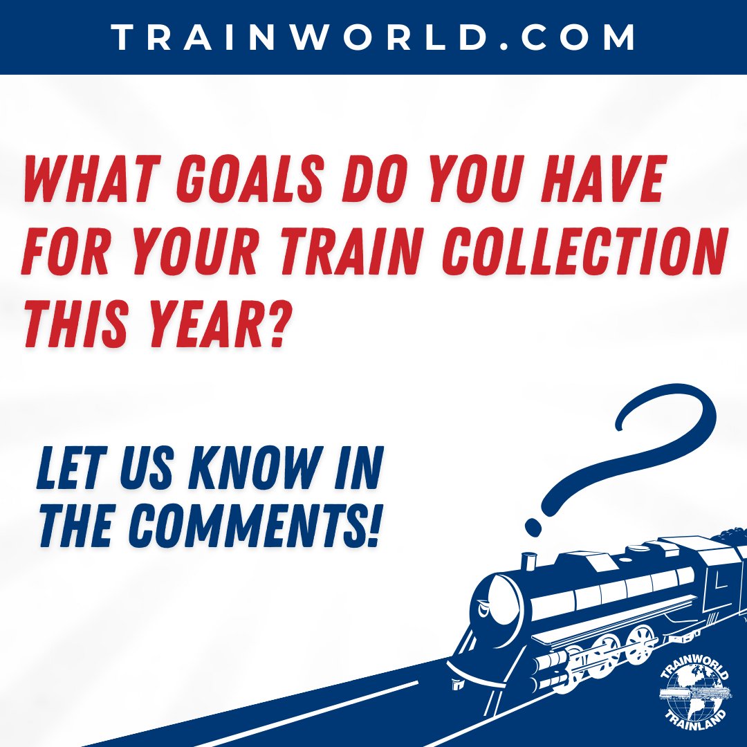 New Year, New Trains!  🚂

#NewYear #NewYearGoals #ModelTrains #TrainWorld #TrainLand