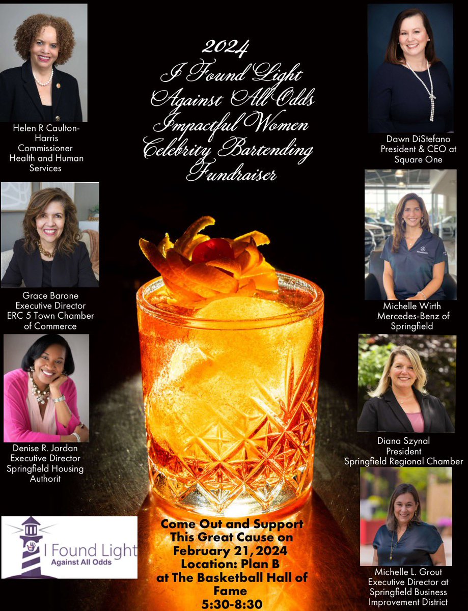 stefanDavis3's tweet photo. Get ready to be amazed as we bring together influential local impactful  women to shake things up behind the bar, for our Second Annual Celebrity Bartending Fundraising Event for the I Found Light Against All Odds Lighthouse Project and Home for homeless teen girls 18-20. https://t.co/v4deLMUim9