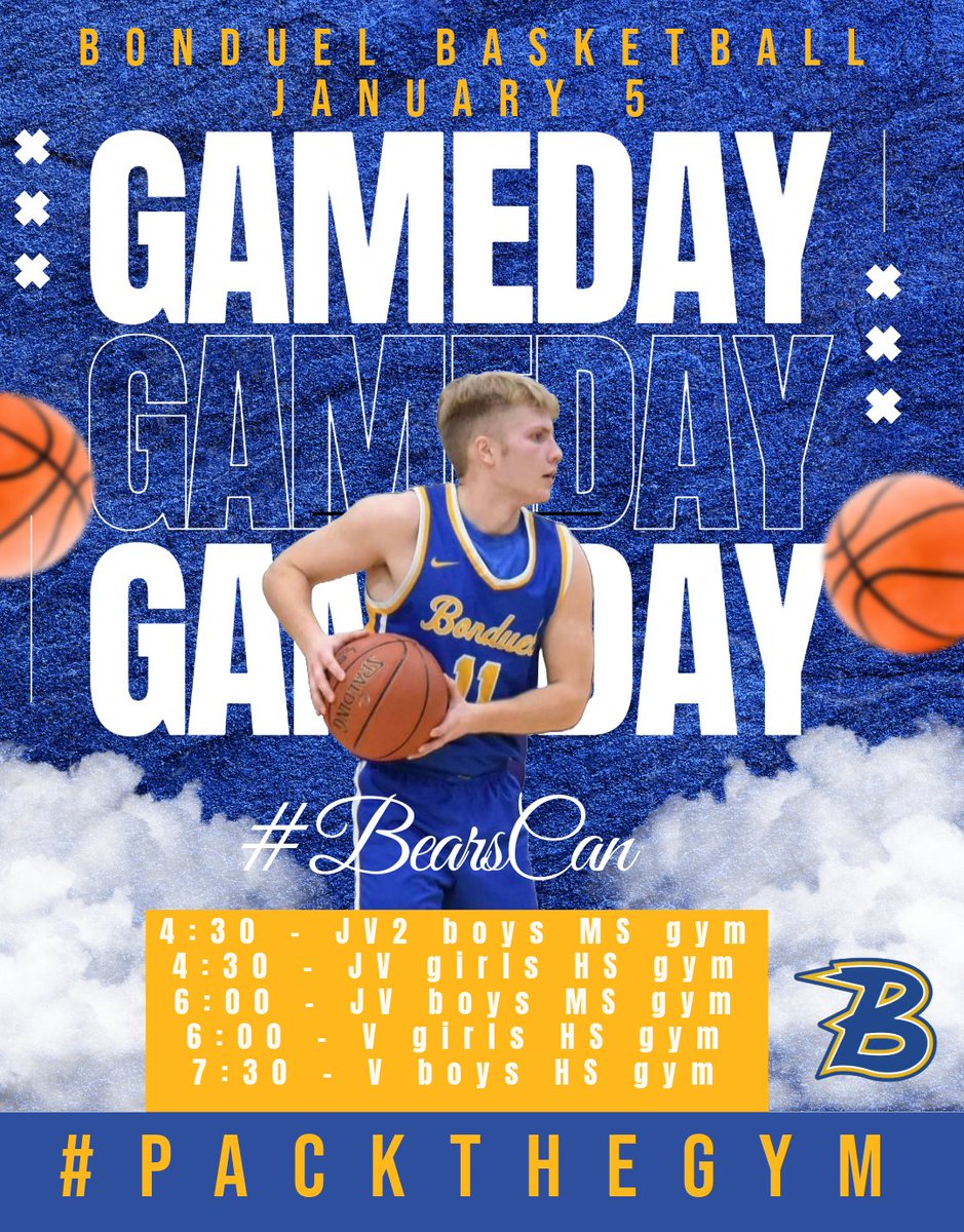 School District of Bonduel (@bonduelbears) on Twitter photo FRIDAY, Jan 5 is #PackTheGym night! 5 games happening here as our #BonduelBears girls & boys basketball teams take on Shiocton. See our <a href="/Daktronics/">Daktronics</a> Jumbotron in action! Let's PACK THE GYMS for one of the best community events of the season. #BearsCan PACK THE GYM! #bettertogether FRIDAY, Jan 5 is #PackTheGym night! 5 games happening here as our #BonduelBears girls & boys basketball teams take on Shiocton. See our <a href="/Daktronics/">Daktronics</a> Jumbotron in action! Let's PACK THE GYMS for one of the best community events of the season. #BearsCan PACK THE GYM! #bettertogether