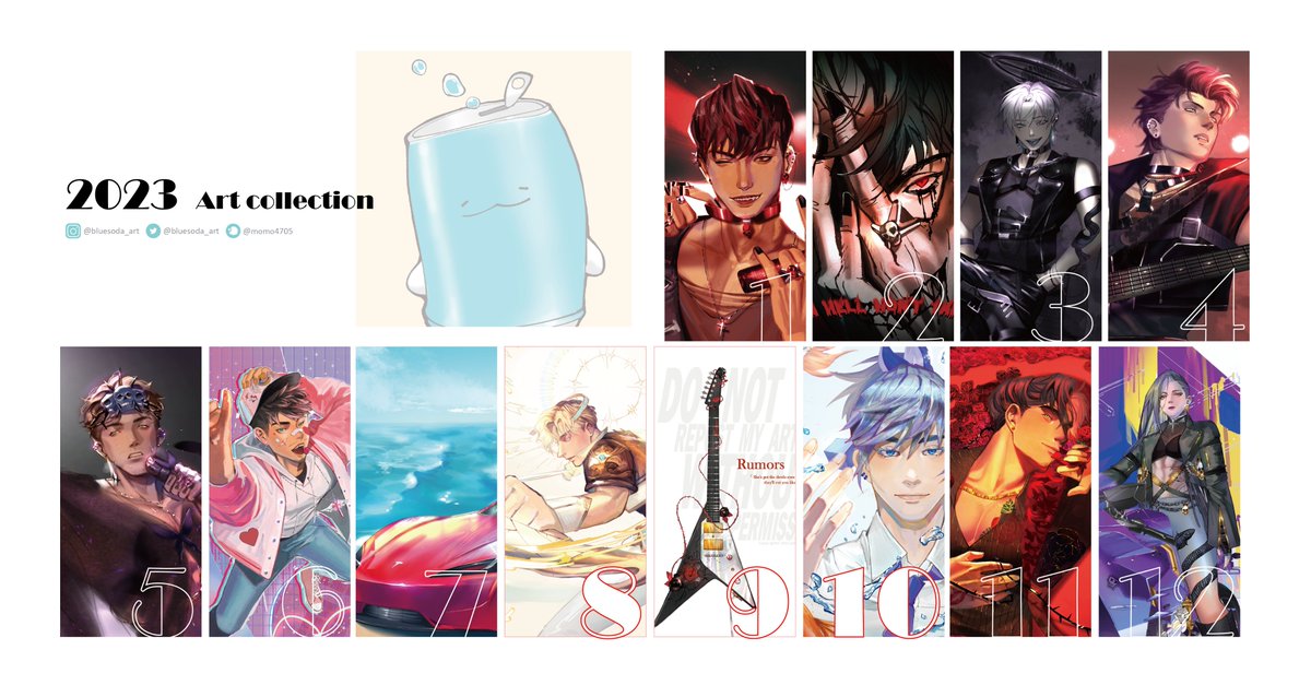 A bit late but 2023 art summary!
#2023artsummary 
#artsummary2023