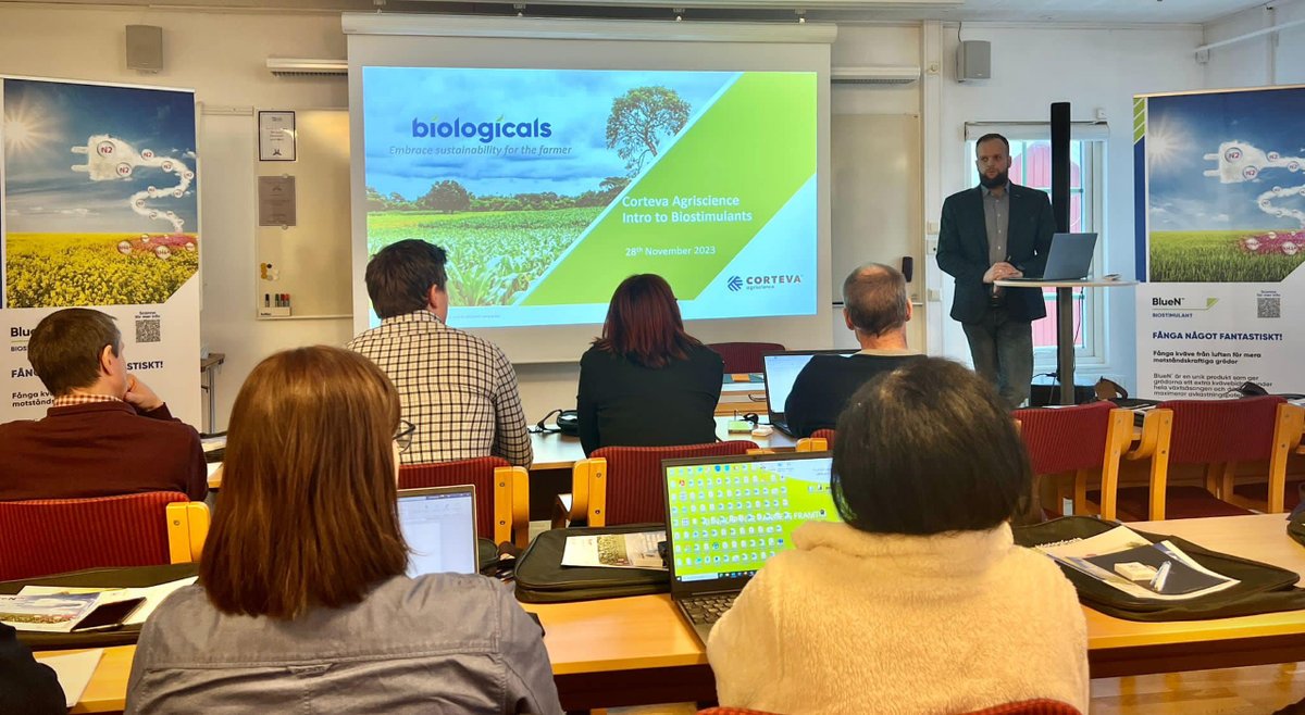 #TeamCorteva have been busy in Gränna, Sweden 🇸🇪, hosting an event to educate growers on @Corteva’s biostimulants 🌱 range. #SustainableAgriculture
