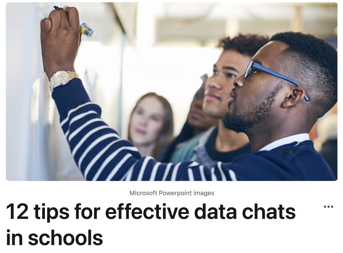 LoredanaCattab1's tweet image. Data tells a story 📑📔  Great resource for setting up #datachats and disaggregating data with teachers! 
linkedin.com/pulse/12-tips-…