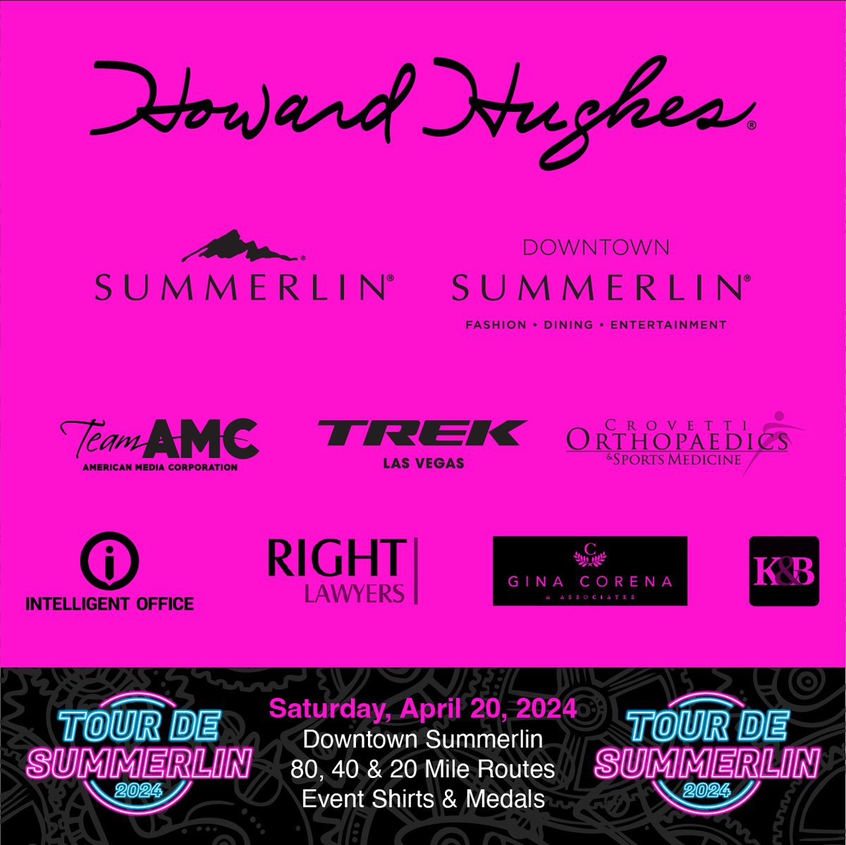 A heartfelt thank you to our incredible sponsors for making #TourdeSummerlin an amazing success each year! Your support fuels our passion for cycling and helps us create unforgettable experiences. 🚴‍♂️🙌 tourdesummerlin.com/sponsors/