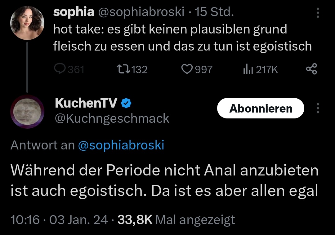 161twewe's tweet image. kuchentv ist echt fast 30 und hat noch nie was von consent gehört