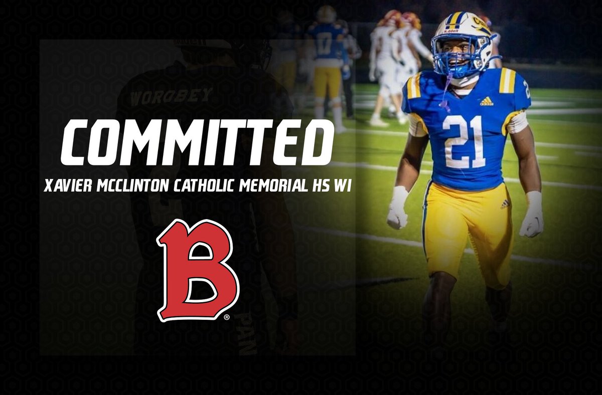 I’m excited and very grateful to announce my commitment to Benedictine University! I want to thank <a href="/CoachSchradesBU/">Coach Schroeder</a> <a href="/BenUFootball/">Benedictine Football</a> and the whole coaching staff for this opportunity! Thank you to my coaches , family ,God and my teammates for helping me get to where I am today .