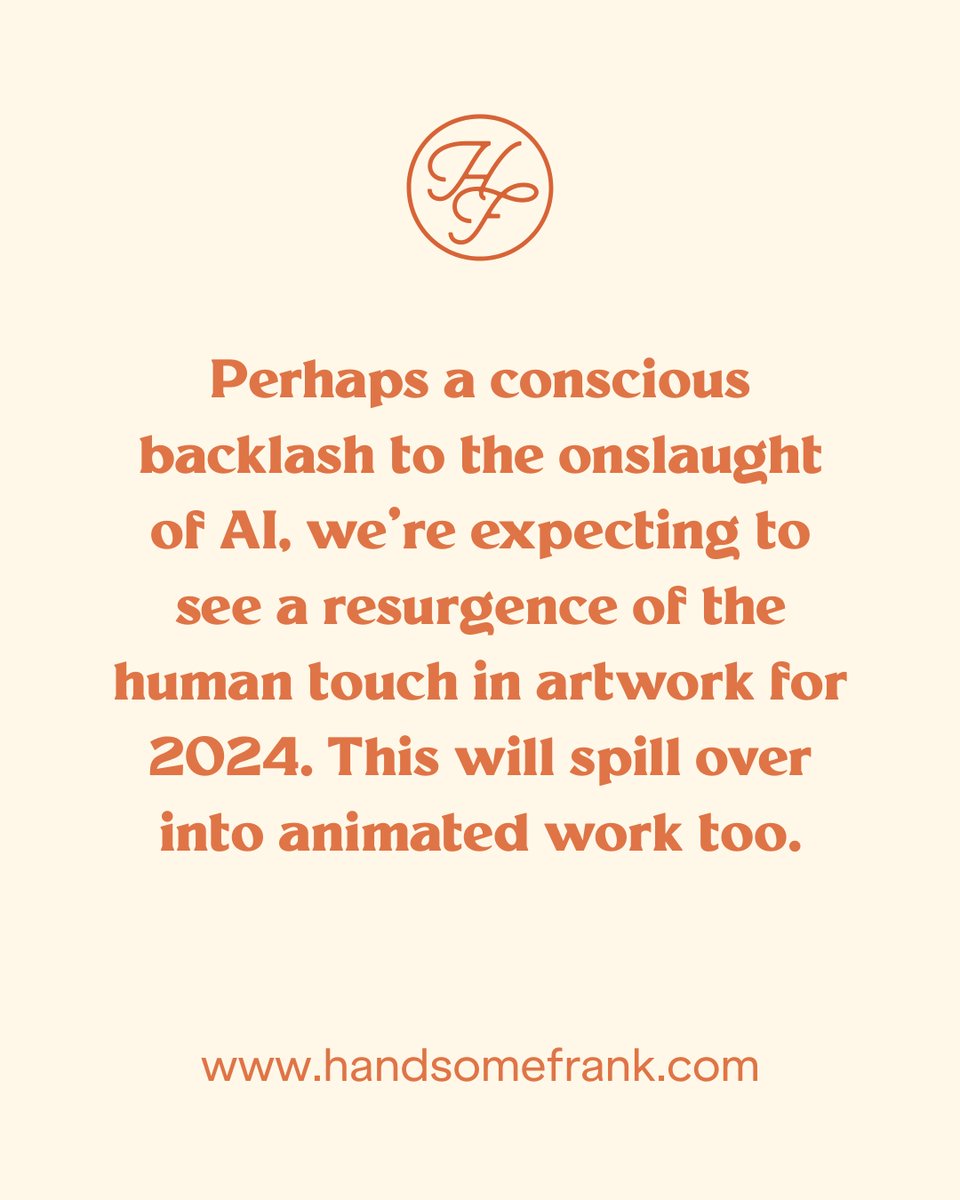 Handsome_Frank's tweet photo. Happy New Year! 

Just before Christmas, our co-founder Jon spoke to @CreativeBloq for this piece on 2024 illustration trends. What do you think of our predictions?

https://t.co/yQytgIcHoV

#2024trends #illustration #design #aiart #procreate https://t.co/joSeh5DtaV