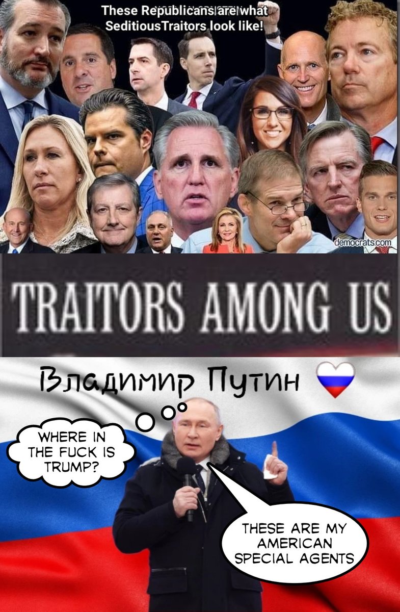 oldusmcjarhead's tweet photo. @warrenswil @namwella1961 Let's NOT forget, #Republicans including #TraitorTrump, support #Putin and could NOT care less about #Europe and #NATO! In fact, #Trump wants to abandon NATO - as per #ComradePutin's agenda! Hell, Trump and his #sycophants couldn't care less about #Democracy! https://t.co/gtqX4Tq1ZP