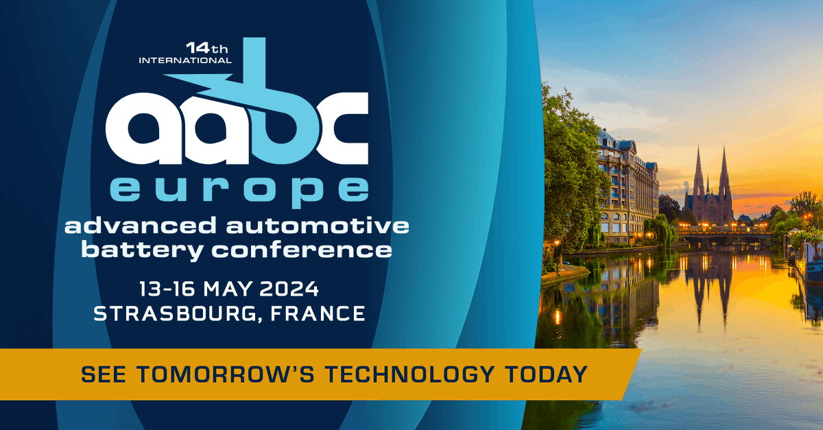 AABC Europe Final Agenda Just Announced! advancedautobat.com/europe Hear from top battery technologists at leading OEMs, cell manufacturers, pack integrators & the entire supply chain at Europe's best networking event for automotive energy storage. #AABCEurope #batteries #Lithium